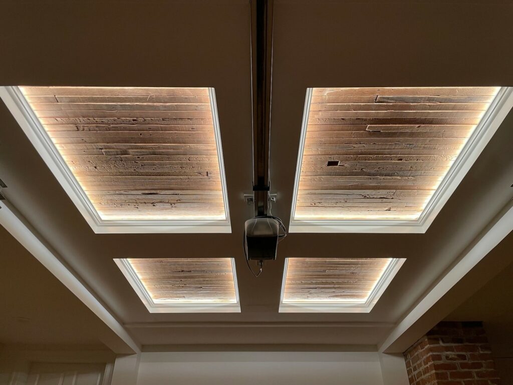 Rectangular cling light panels